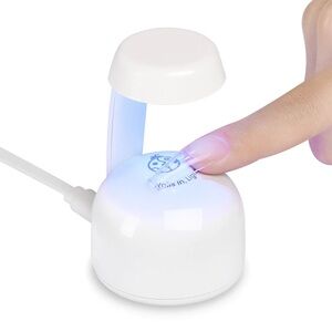 Beetles mini uv lamp and 6pack gel polish sparkle   great for small space travel